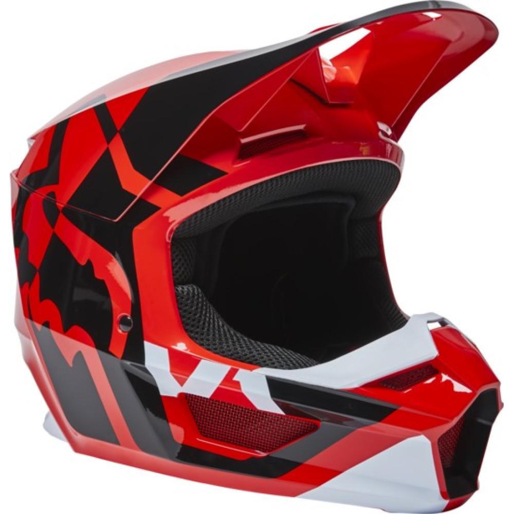 Шлем Fox V1 Race Lux Helmet Flow Red