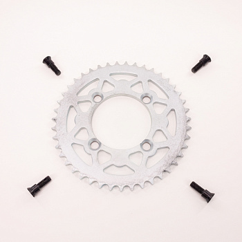 Звезда ведомая 43T 428 тип JMC V3.0 (болты крепления в комплекте)